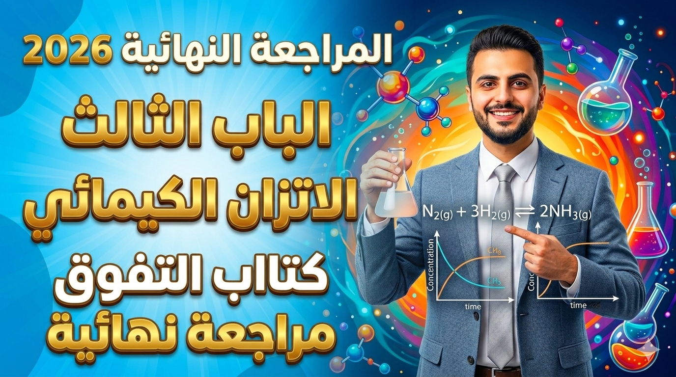 أقور مراجعة للإتزان الكيميائي | الباب الثالث | كتاب التفوق | المراجعة النهائية 2026